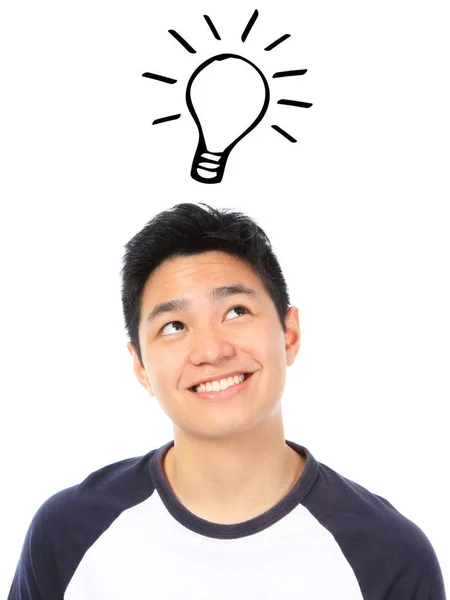 Teenager Bright Idea — Stock Photo, Image