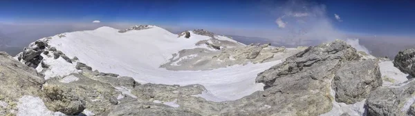 Panorama Escénico Del Cráter Volcán Damavand Pico Más Alto Irán — Foto de Stock