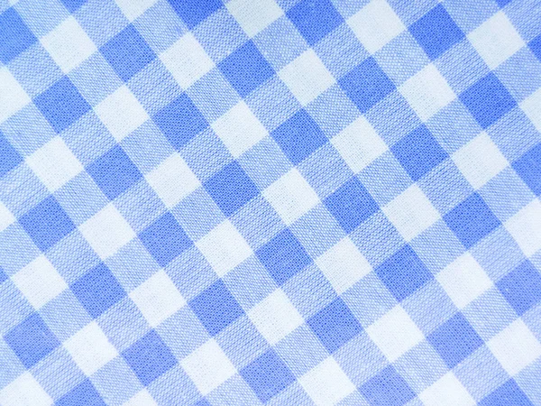 Marco Completo Textil Comprobado Azul — Foto de Stock