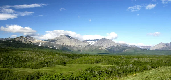 Вид Дивовижну Велич Канадських Rockie Гір — стокове фото
