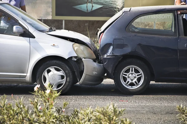 Car Accident Road — Stock Photo, Image