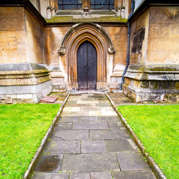 Трояндове Вікно Вайнстерське Абатство Лондонських Старих Церковних Дверях — стокове фото