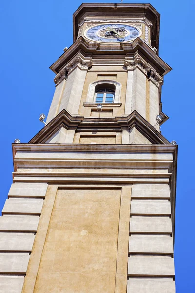 Niza Casco Antiguo Torre Del Reloj Niza Costa Azul Francia — Foto de Stock