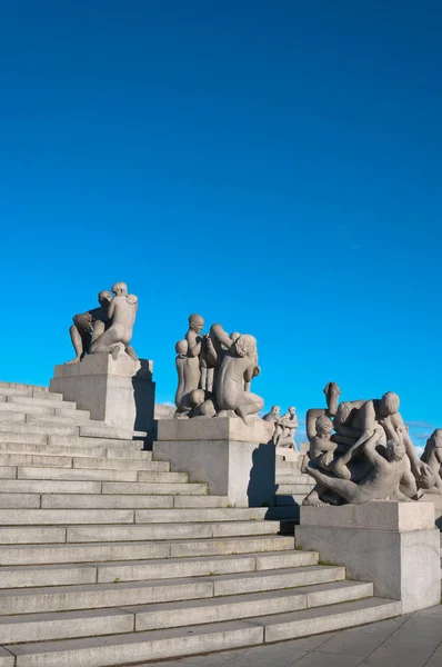 Vigeland 공원입니다 오슬로 노르웨이 — 스톡 사진