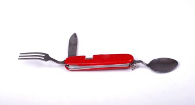 Swiss Army Knife Spoon Fork Stock Photo YAYImages 259474378