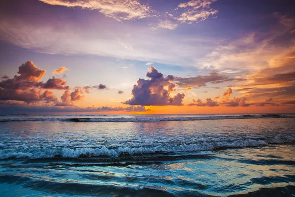 Tramonto Multicolore Bali Indonesia — Foto Stock