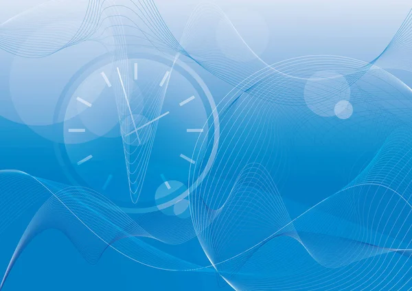 Годинник Зображення Синьому Абстрактному Фоні — стокове фото
