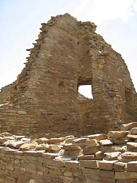 Una Fotografía Antiguas Ruinas Nativas Americanas — Foto de Stock