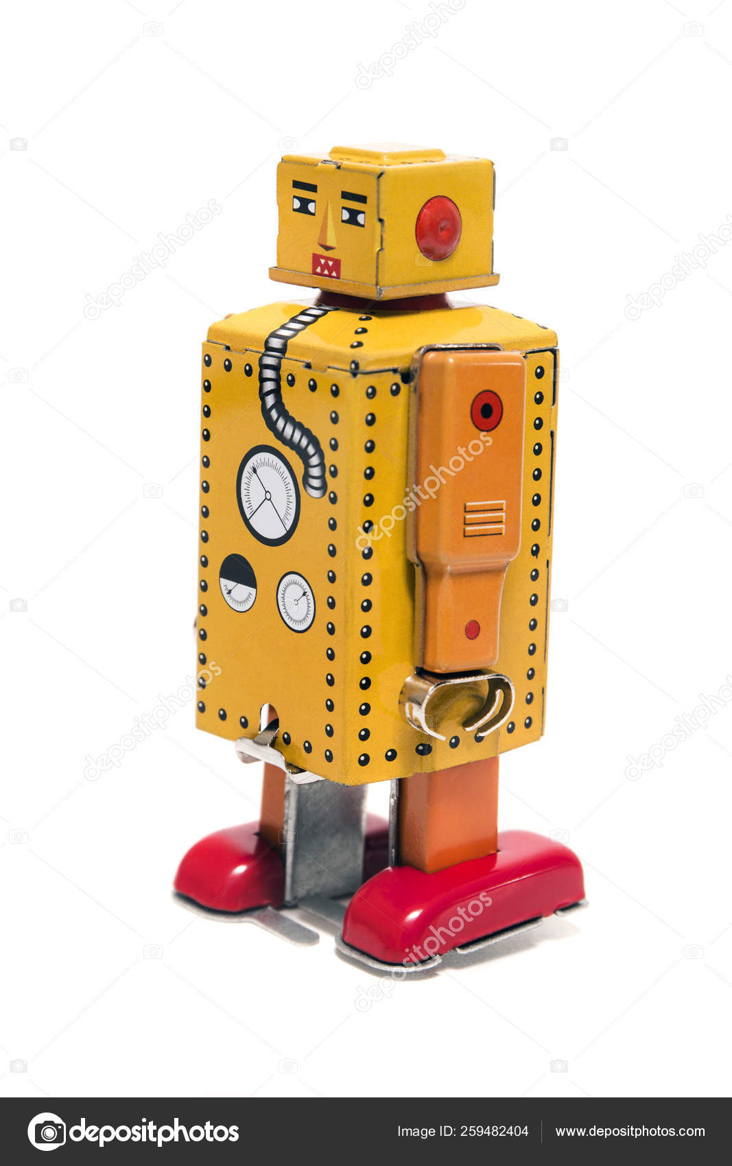 vintage tin robot