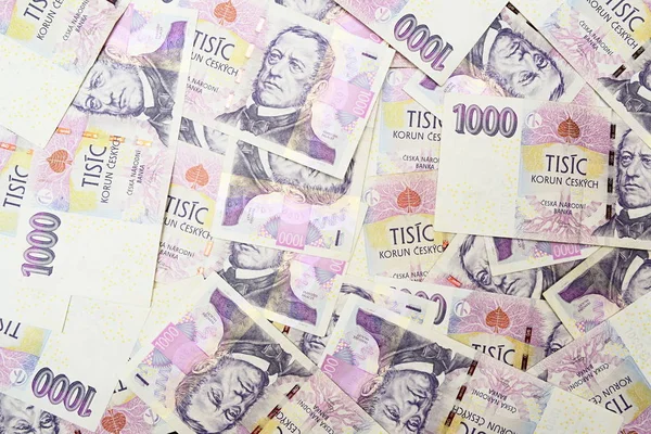 Czech Crown Ceska Koruna National Money Czech Republic — Stock Photo, Image