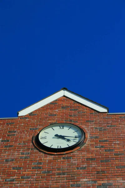 Fechar Uma Torre Relógio — Fotografia de Stock