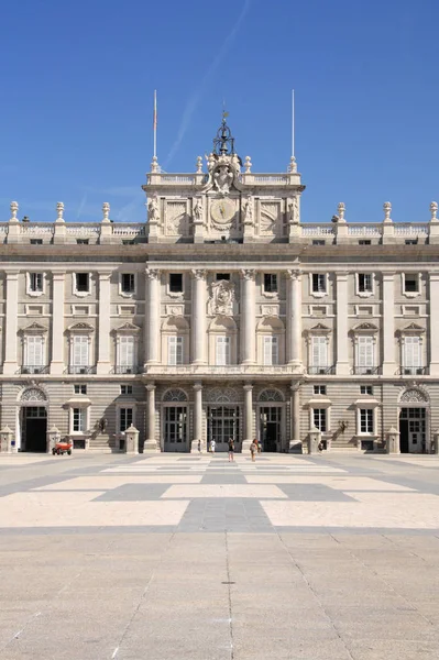 Koninklijk Paleis Madrid Spanje Ook Bekend Als Palacio Oriente Mooie — Stockfoto