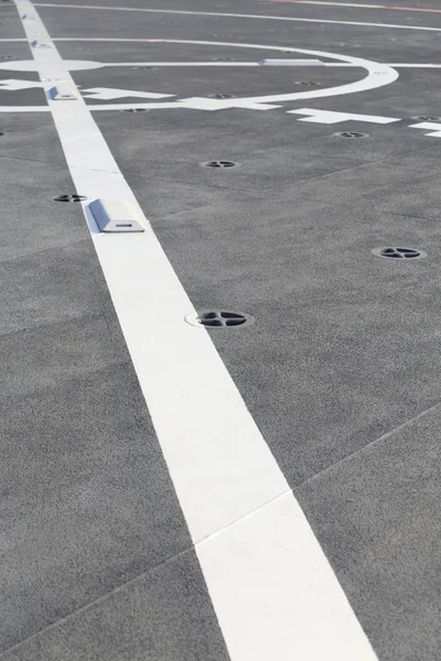 Helicopter Parking Markings Close View — Stock Photo, Image