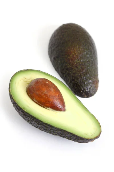 Avocado Isolato Sfondo Bianco — Foto Stock