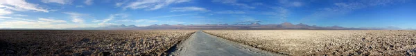 Panoramic look at the Salar de Atacama near San Pedro de Atacama, Chile