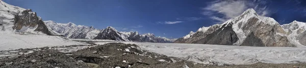 Panorama Panorámico Del Glaciar Engilchek Pintoresca Cordillera Tian Shan Kirguistán — Foto de Stock