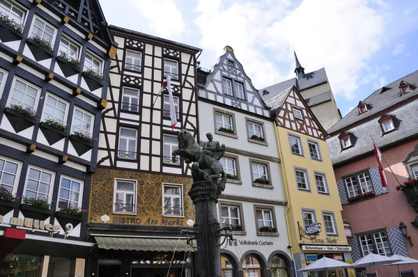 Cochem Seat Biggest Place Cochem Zell District Rhineland Palatinate Germany — Stock Photo, Image