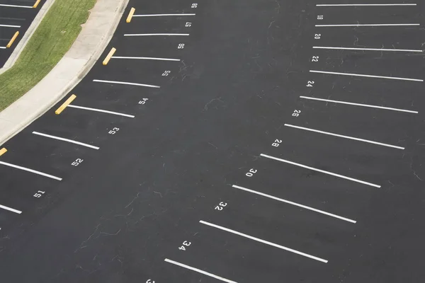 Grande Espaço Numerado Estacionamento Cima — Fotografia de Stock