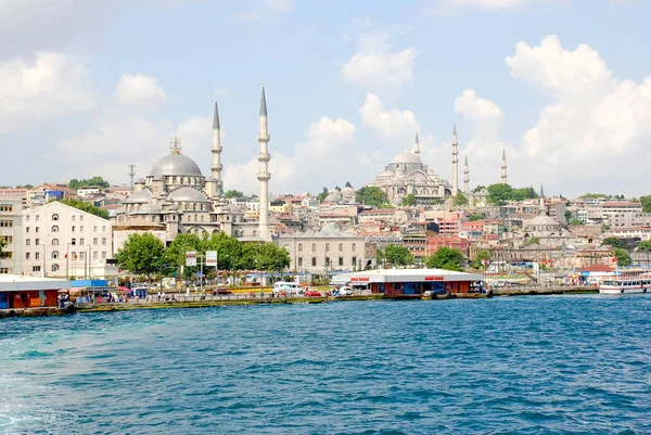Paisaje Urbano Estambul Con Mezquitas Fondo Turquía —  Fotos de Stock