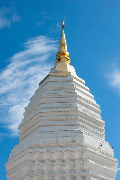 Een Stupa Een Heuvelachtige Halfronde Structuur Die Relikwieën Bevat Gebruikt — Stockfoto