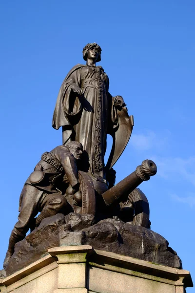 Sydafrikanskt Krigsminnesmärke Cannon Hill Park Birmingham — Stockfoto