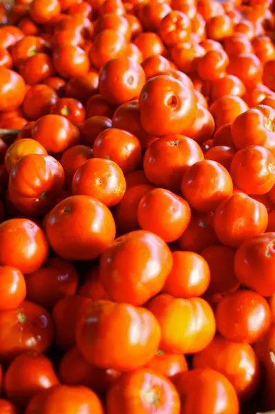 Mar Tomates Vermelhos Mercado Dos Agricultores — Fotografia de Stock