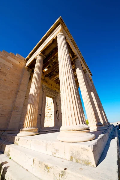 Grécia Arquitetura Velha Lugar Histórico Parthenon Athens — Fotografia de Stock