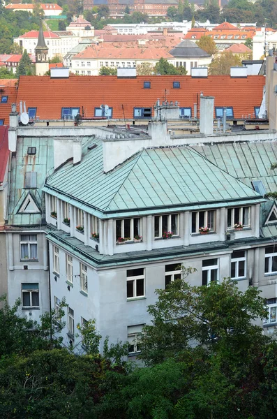 Malowniczy Widok Praską Architekturę Czechy — Zdjęcie stockowe