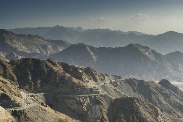 Roadmountain Pass Pericolosa Strada Hada Taif Arabia Saudita — Foto Stock