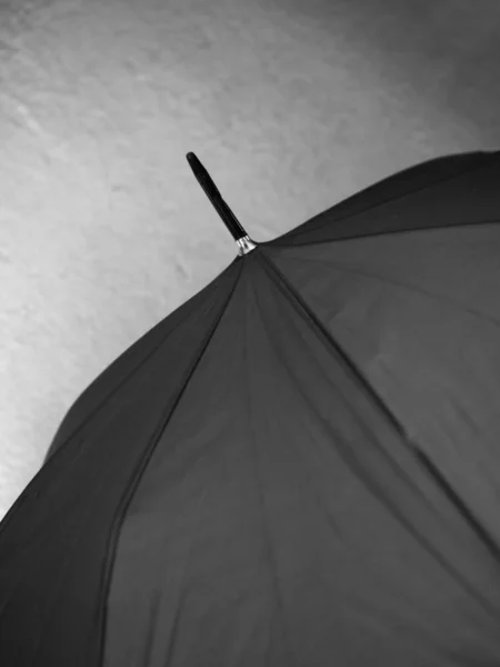 Photo Noir Blanc Fermeture Parapluie — Photo