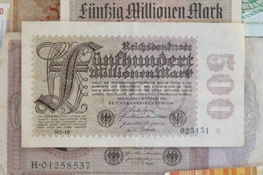 Deutsche Reichsmark  Bill , historic  Money clipart