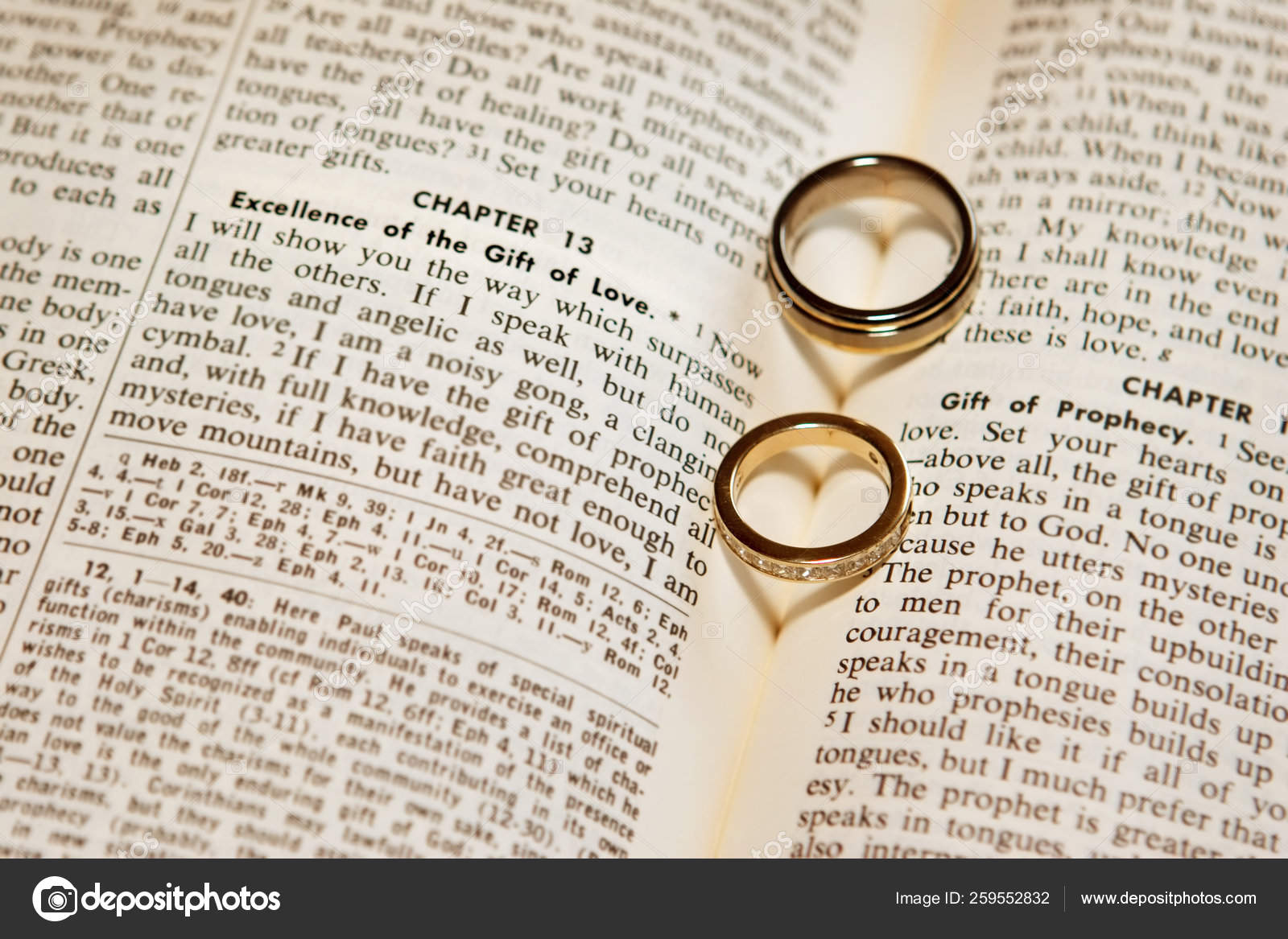Wedding Rings Background Bible