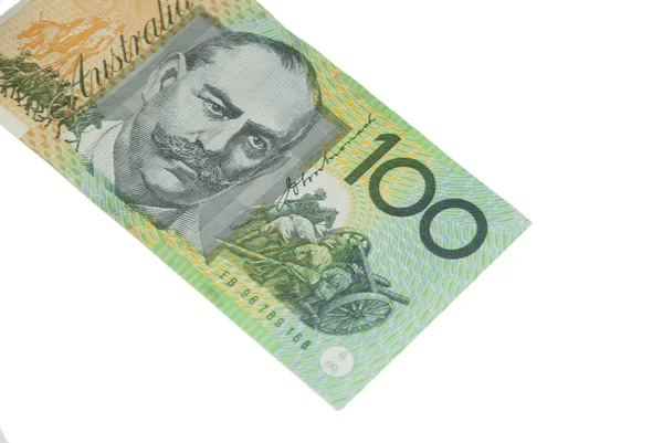 Australischer 100 Dollar Schein Nahaufnahme — Stockfoto