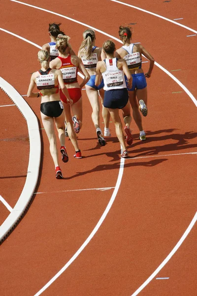 Atletismo Pista Legenda Local — Fotografia de Stock