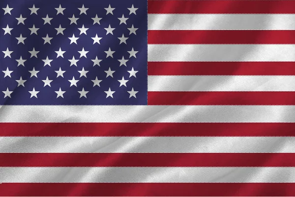 Amerikaanse Vlag Kabbelende Achtergrond — Stockfoto