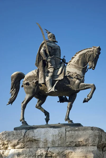 Statue Skanderberg Tirana Albania — Photo