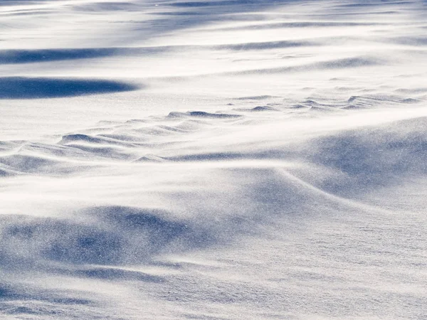 Blizzard Struktura Textury Plovoucí Sněhové Krystaly Poháněné Silným Větrem Vytvářejících — Stock fotografie