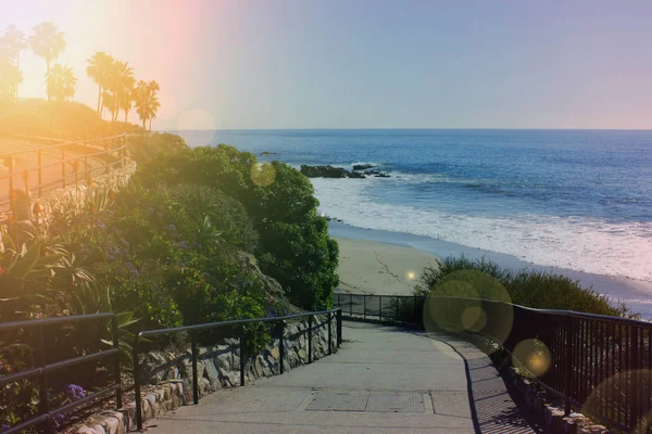 Laguna Beach Pobřežní Pohled Los Angeles Krásný Výhled Pobřeží — Stock fotografie