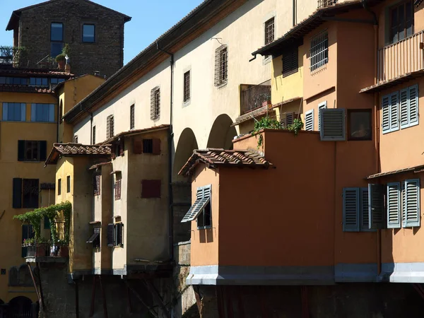 Florence Weergave Van Ponte Vecchio — Stockfoto