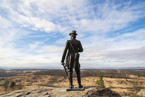 Little Top Vista Devil Den Gettysburg Eua — Fotografia de Stock