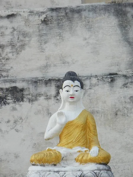 Βούδας Του Ναού Wat Chediliam Στο Chiangmai Στην Ταϊλάνδη — Φωτογραφία Αρχείου