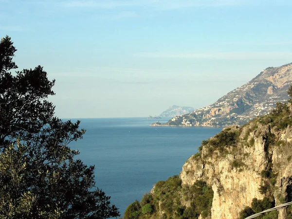 Slavný Pobřeží Poblíž Neapolis Pobřeží Amalfi — ストック写真