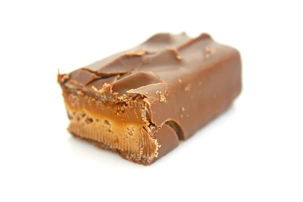 Vista Close Delicioso Chocolate Marrom Doce — Fotografia de Stock
