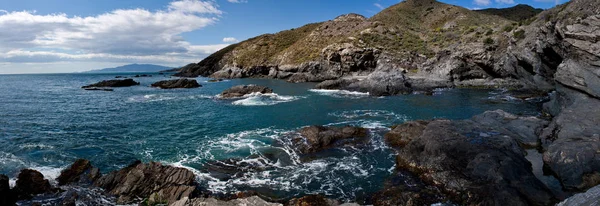 Vistas Panorámicas Mar Costa Rocosa Del Sur España — Foto de Stock