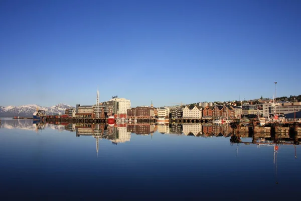 Hermosa Naturaleza Noruega Fondo — Foto de Stock