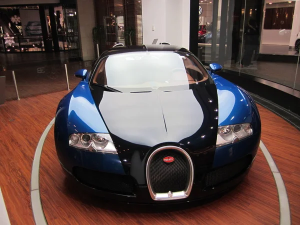 Bugatti Veyron Samochód Expo — Zdjęcie stockowe