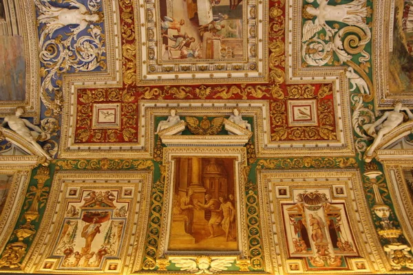 Muzeum Watykańskie Rzym Włochy — Zdjęcie stockowe