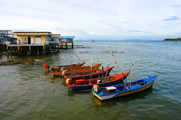 Bateaux Pêcheurs Lan Pattaya Thaïlande — Photo