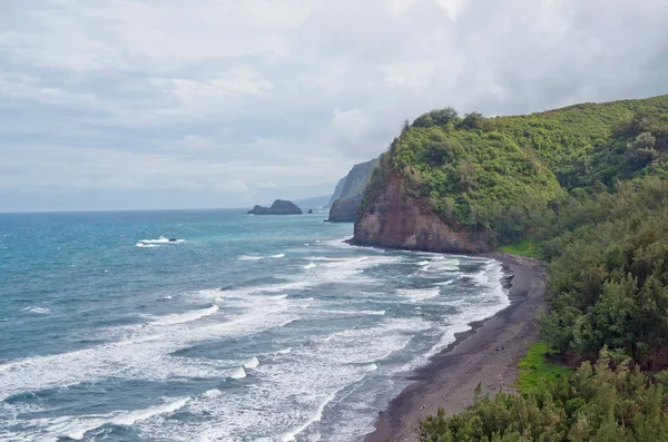 Pololu Beach Velkém Ostrově Havaj Cestě Mílové Značky Dálnici 270 — Stock fotografie