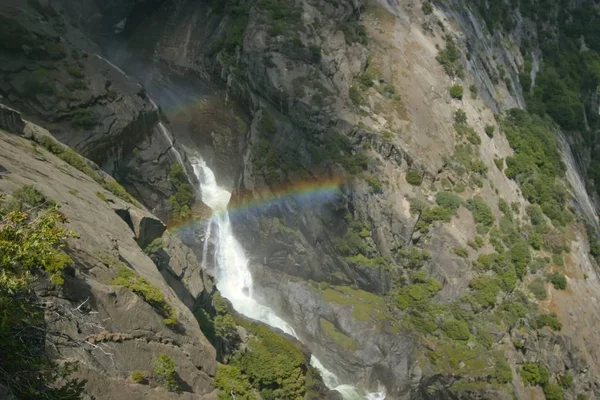 Yosemite Vízesés Legmagasabb Mért Vízesés Észak Amerikában Található Yosemite Nemzeti — Stock Fotó